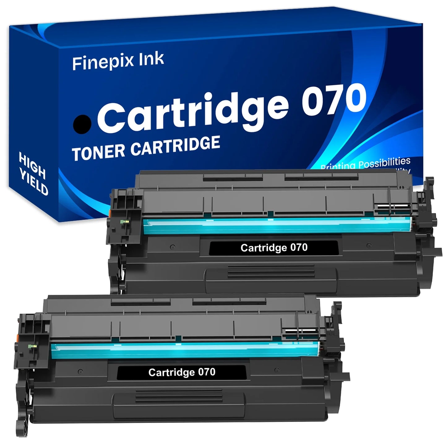 070 070H Toner Cartridges High Yield with Chip Compatible for Canon 070 CRG-070 Canon imageClass MF467dw MF465dw MF463dw MF462dw MF461dw, LBP247dw LBP246dw LBP244dw LBP243dw LBP241dw (Black, 2-Pack)