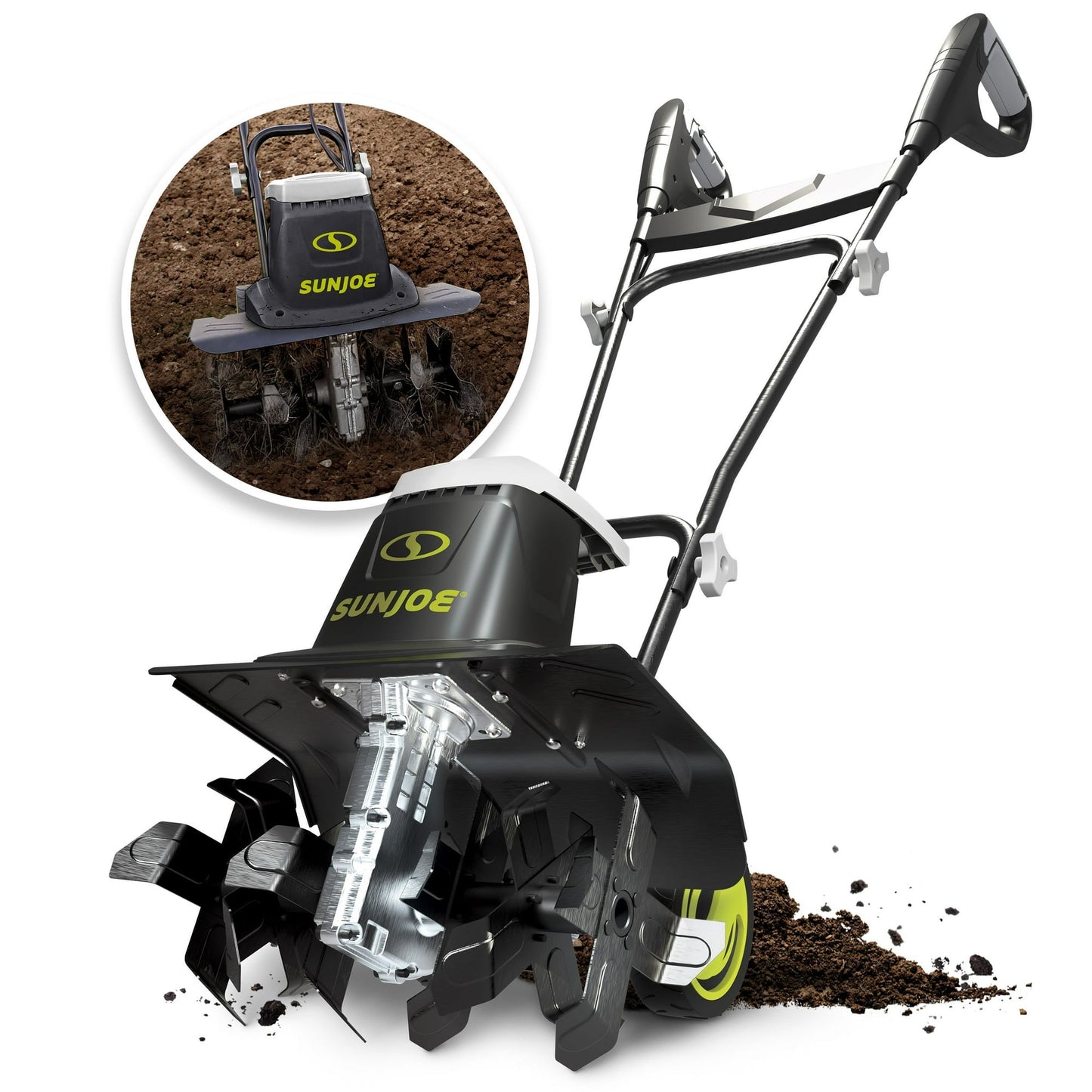 Steelite 13-Amp 16-Inch Electric Garden Tiller and Cultivator