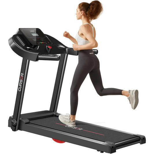 2.5HP Folding Treadmill Portable Running Walking Compact Exercise Machine with 12 Preset Program, LED Display, Easy Assembly for Home