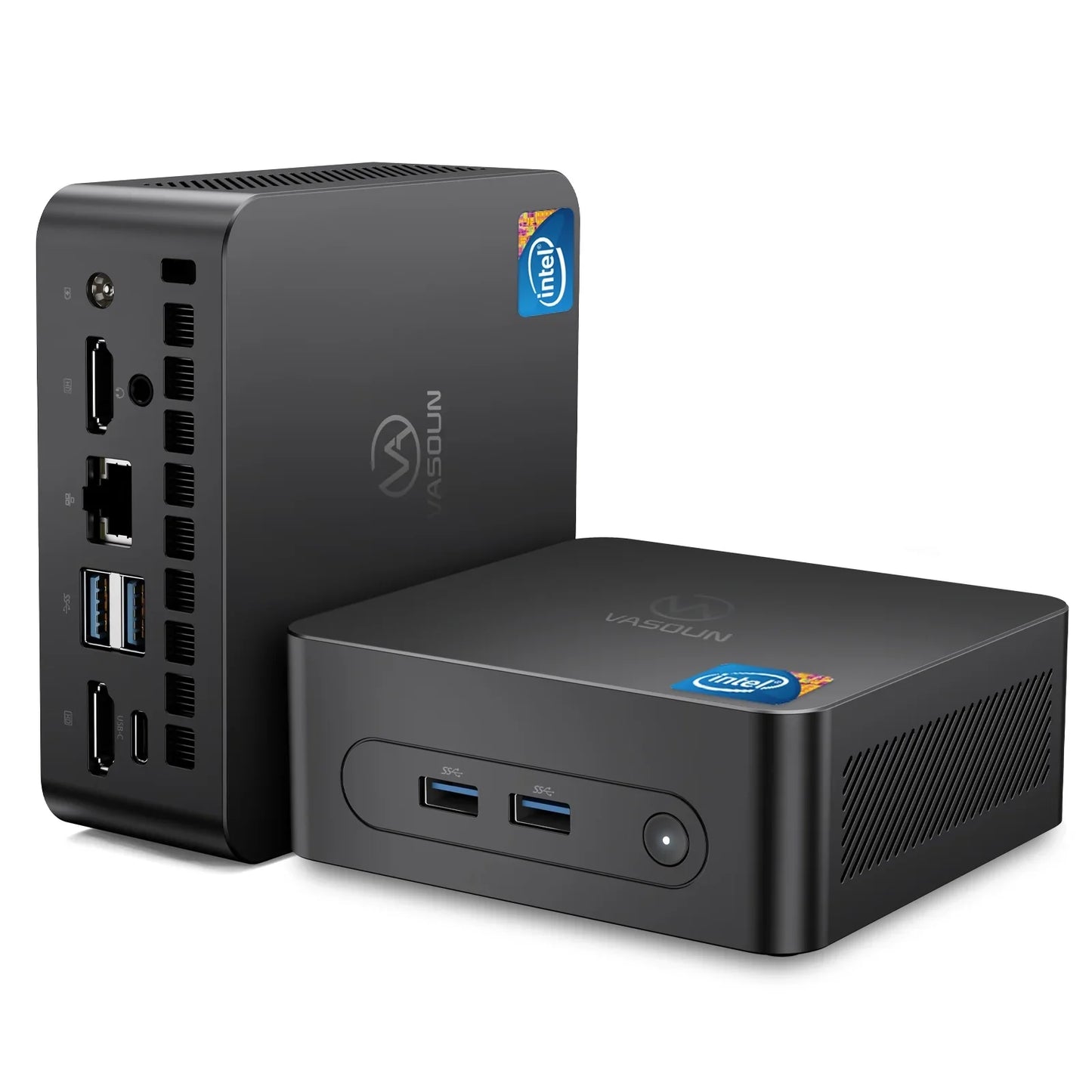 VASOUN Mini PC,Windows 11,256GB SSD 8GB RAM, Intel 12th Gen N59 Quad Core Processor(3.4GHz),Dual WiFi/BT/Gigabit Ethernet/VESA / 4K UHD/USB 3.0/Up to 2TB SSD