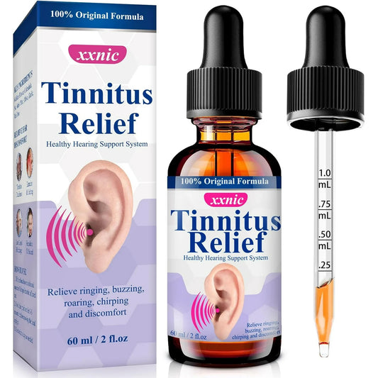 Tinnitus Relief for Ringing Ears, Natural Herbal Blend & Improve Hearing for Men & Women