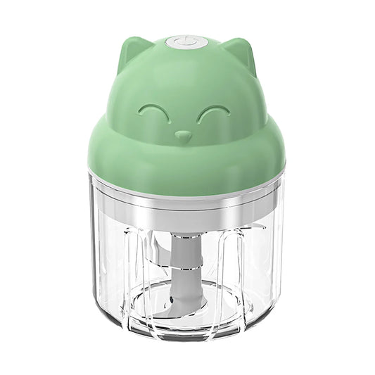 BN-LINK Electric Garlic Chopper, 250ML Mini Vegetable Chopper With USB Rechargeable, 304 Stainless Steel Blade, Portable Electric Mini Food Chopper for Garlic, Ginger, Onion, Chili, Vegetable