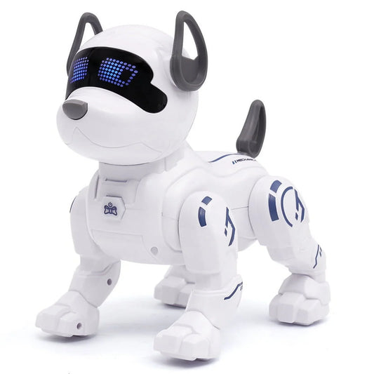 AMTPM RC Robot Dog, Electronic Pet Dog with Voice Control, Interactive and Stunt