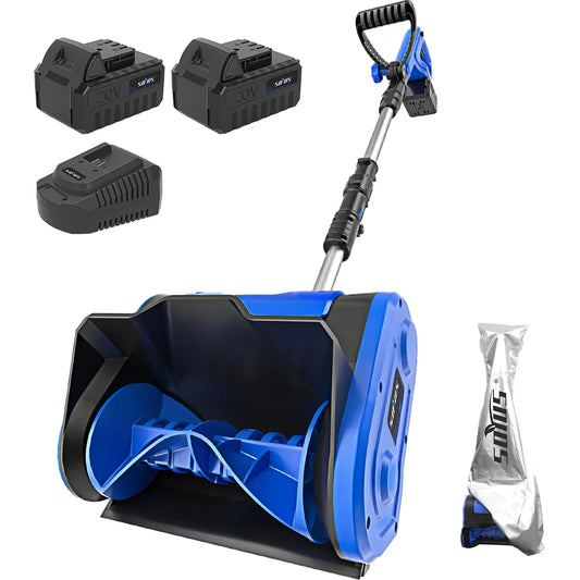 SOYUS 20V 11" Cordless Snow Shovel, Electric Battery Snow Blower with Adjustable Handle