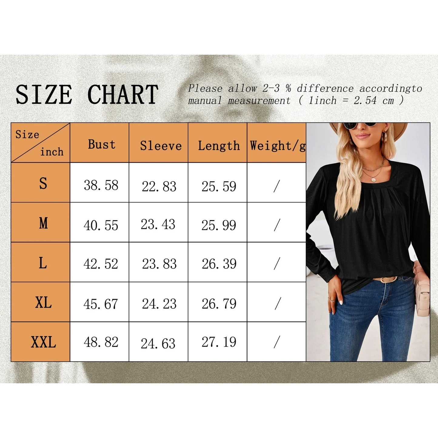 SHIBEVER Women's Long Sleeve Tops Casual Pleated Blouse Loose Fit Square Neck Tunics Trendy Solid Color Green Size XL