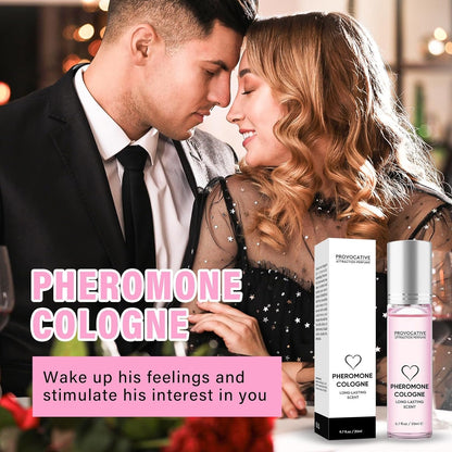 Pheromones Perfumes for Women, Unique Scent With Pure Pheromones to Attract Men, Portable and Long Lasting, Pink