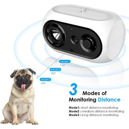 Anti Barking Device for Dogs, 3 Frequency Levels Dog Barking Control Devices, 15 Feet Dog Bark Deterrent Devices, Safe Anti Dog Barking Device Indoor, Anti Barking Box for Small Large Dogs, White