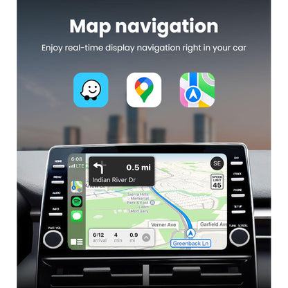 Apple CarPlay Wireless Adapter, 2024 Car Play Wireless Adapter for iPhone, for 2016 and Later Cars with OEM Wired CarPlay