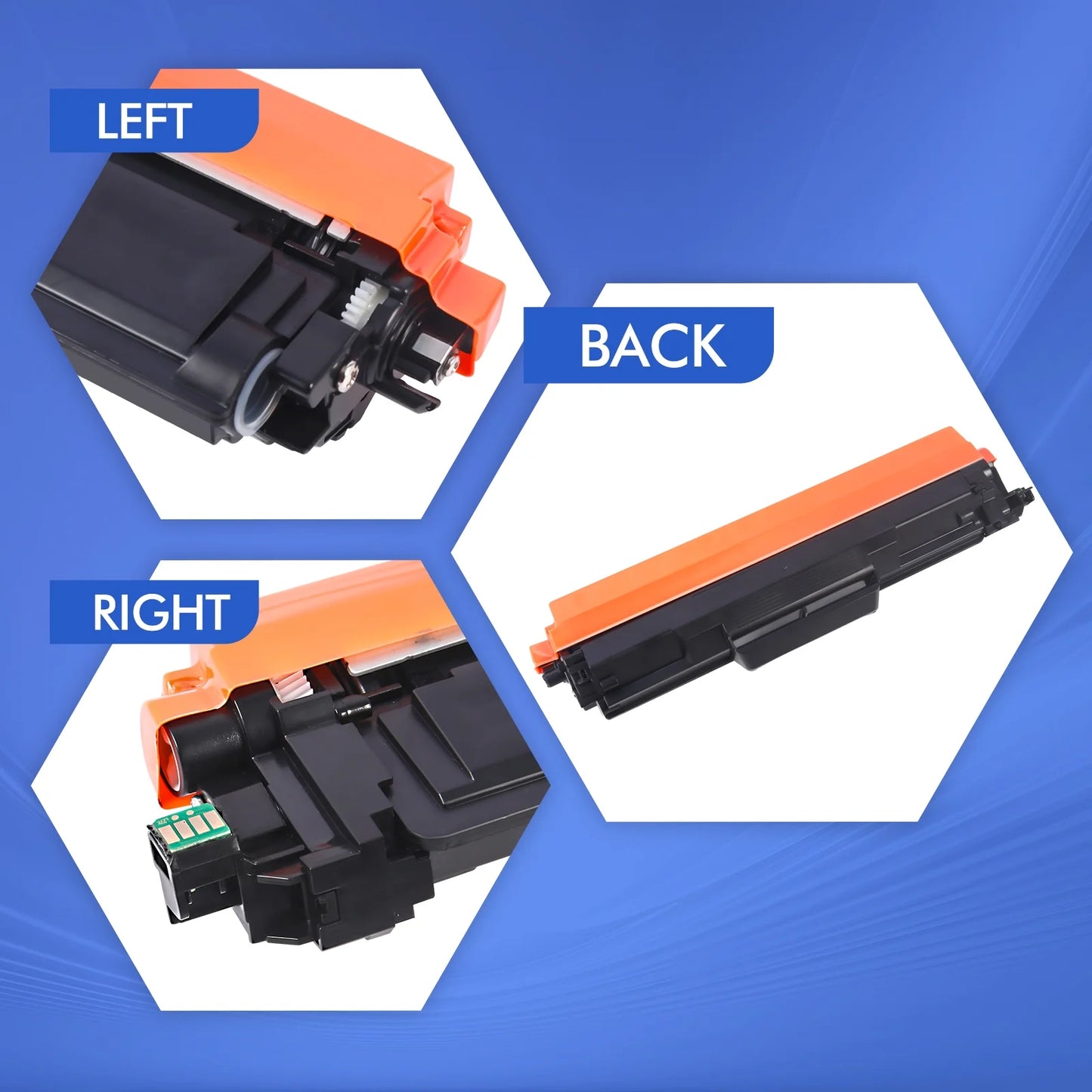 TN229 Toner Cartridges High Yield with Chip Compatible for Brother TN229 HL-L3220cdw L3280cdw L3295cdw L3300cdw 8245cdw MFC-L3720cdw L3765cdw L3780cdw L8395cdw (Black Cyan Magenta Yellow, 4-Pack)