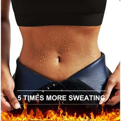 Vaslanda Thermo Sweat Sauna Pants for Women Weight Loss Neoprene Hight Waisted Leggings Workout Waist Trainer Shaper Thighs