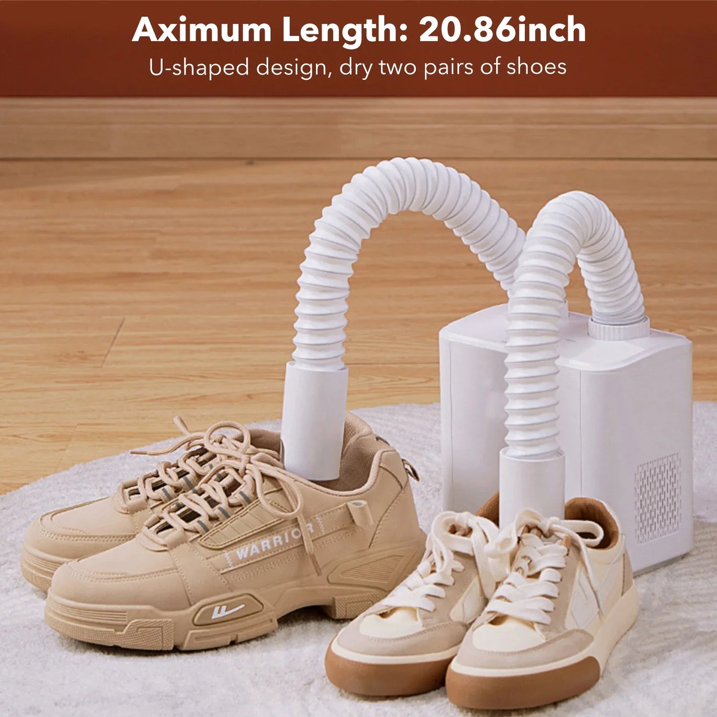 BN-LINK Shoe & Boot Dryer, Boot Warmer and Glove Dryer with Timer, Safety & Quick Drying, Eliminate Damp & Odor