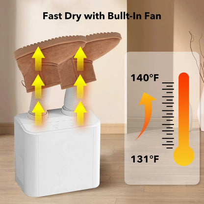 BN-LINK Shoe & Boot Dryer, Boot Warmer and Glove Dryer with Timer, Safety & Quick Drying, Eliminate Damp & Odor