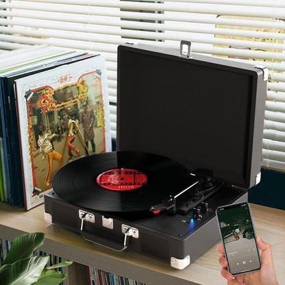 maio turntable record player C210 black