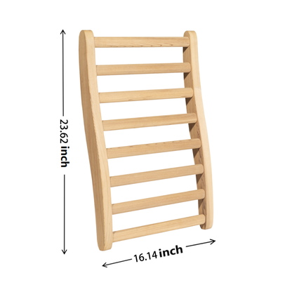 Jingliving Canadian Cedar Sauna Backrest 2-pack