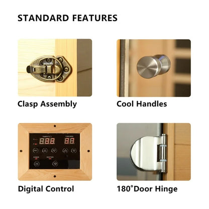 Jingliving Single Person Indoor Low EMF Far Infrared In Hemlock Wood