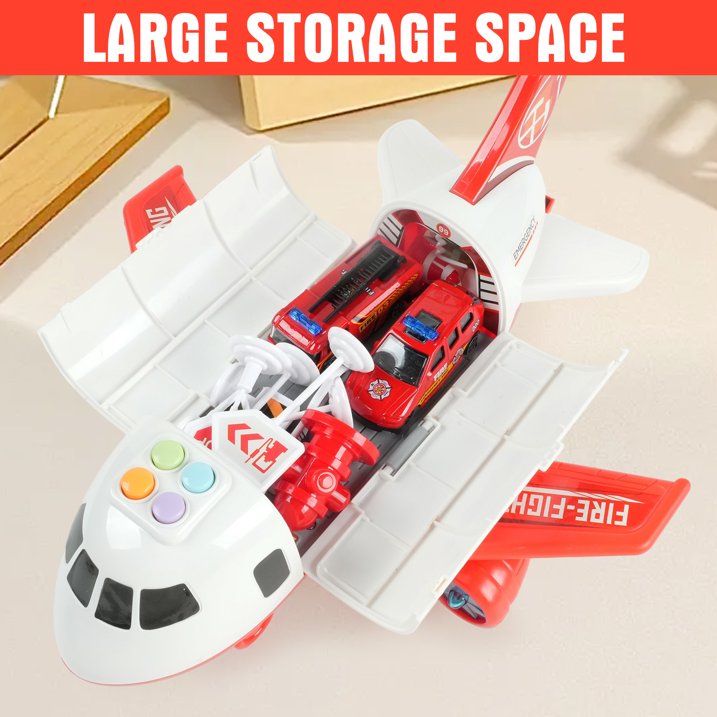 JUGAAD LIFE Airplane Toys for 3 4 5 6 7 Year Old Boys Kids Girls, Toy Planes with Light and Sound