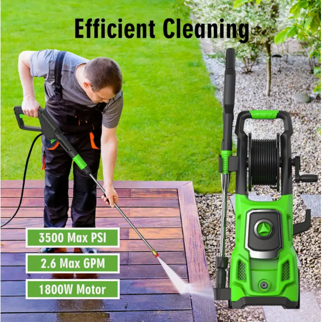 Electric Pressure Washer, 2030-PSI, 1.2-GPM Water Flow, Dual Detergent Soap Tanks