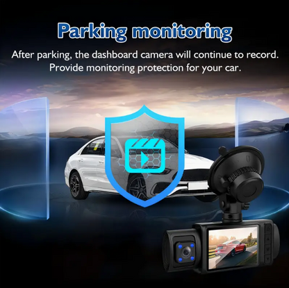 AVAPOW Dash Cam, Car Dash Camera Built-in WiFi and GPS