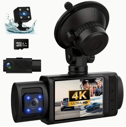 AVAPOW Dash Cam, Car Dash Camera Built-in WiFi and GPS