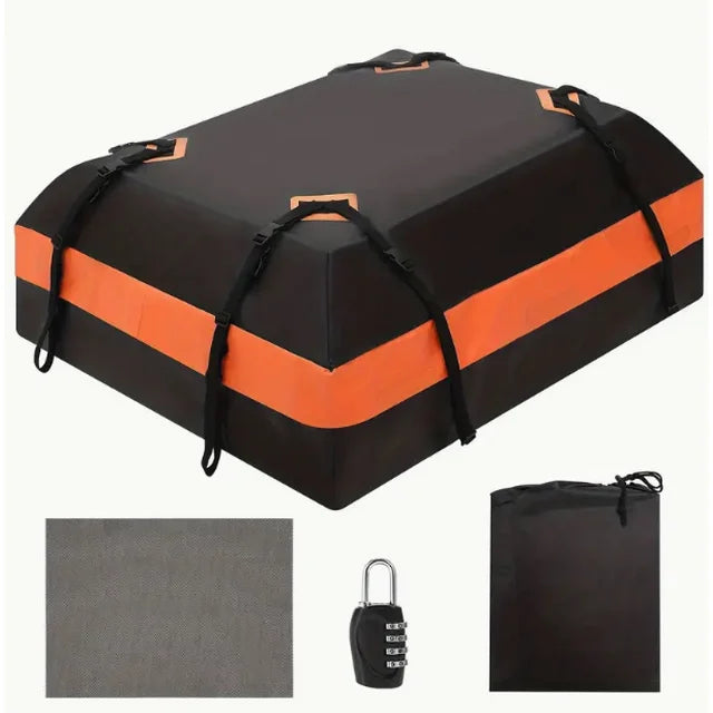 Car Rooftop Cargo Carrier Bag, Car Roof Bag for All Vehicle with/without Racks