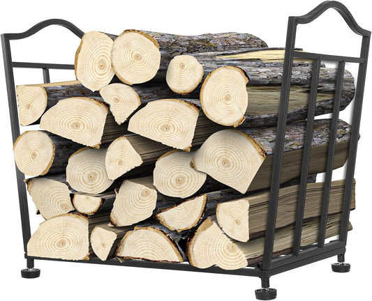 Firewood Rack, Foldable Firewood Holder, Firewood Storage Rack for Indoor Outdoor Log Organization and Storage