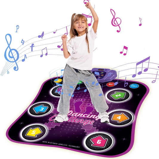 JUGAAD LIFE Dance Mat Toys for 3-10 Year Old Girls, Christmas Birthday Gifts for Girls & Boys Ages 3 4 5 6 Years Old