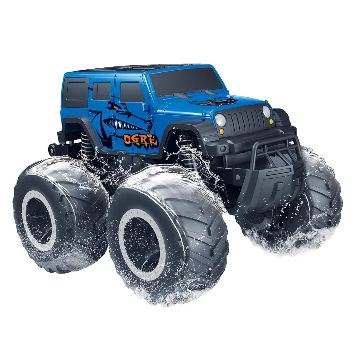 JUGAAD LIFE Remote Control Cars 1:16 SUV Toys RC Monster Truck Toys Body Waterproofing Suitable for All Terrain 4WD Off-Road Car, Land Water 2 in 1, Gifts for Kids Boys