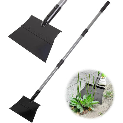 Multifunctional Garden Cleaning Shovel, Heavy Duty Steel Flat Shovel with 54" Adjustable Handle, Gardening Scraper Shovel, Outdoor Spade Tool for Weeding, Lawn Edging, Digging, Ice Removal