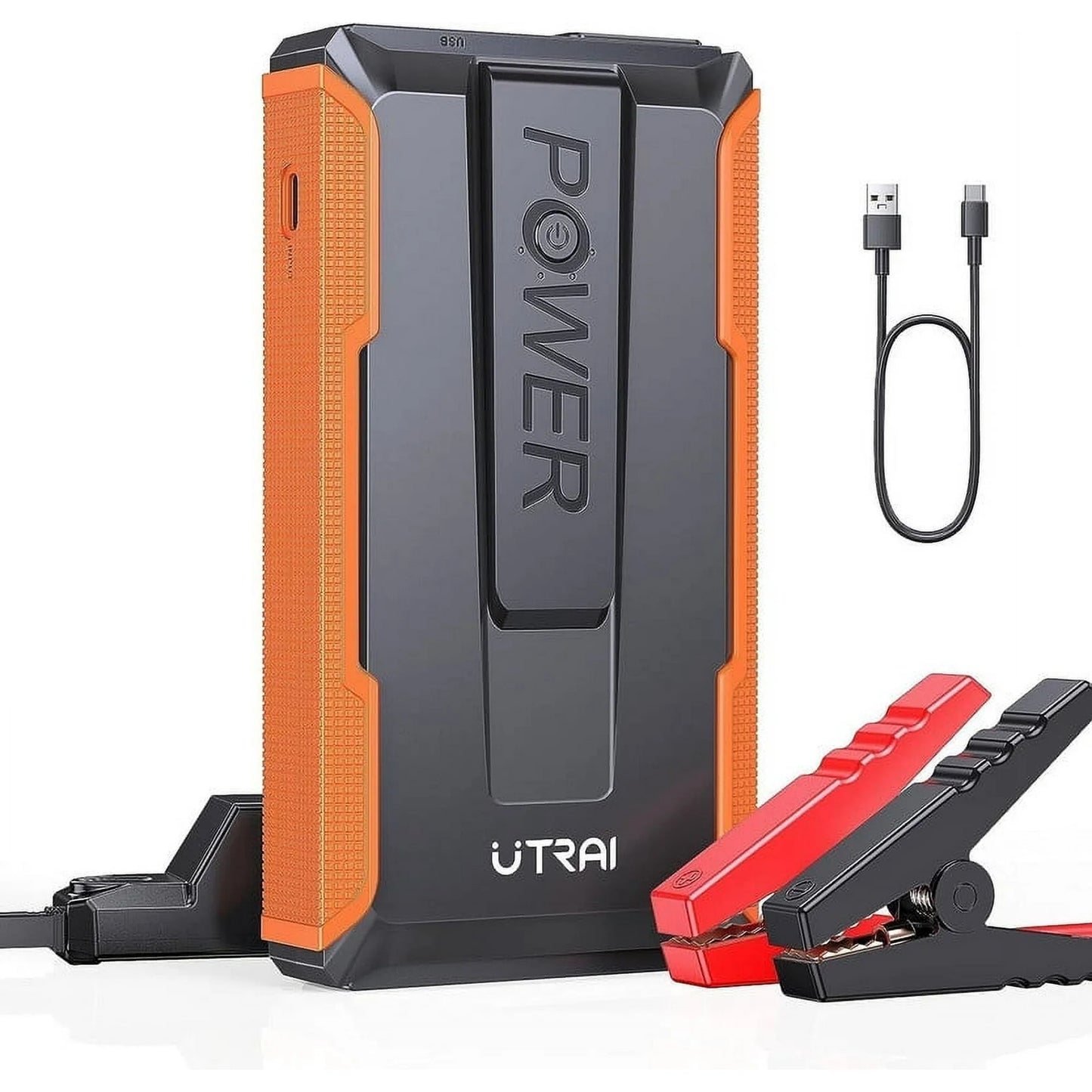 UTRAI 2000A Peak Car Jump Starter, USB Quick Charge Portable Jump Starter Battery Pack, 12V Auto Battery Booster Up to 7.5L Gas & 5.5L Diesel Engines