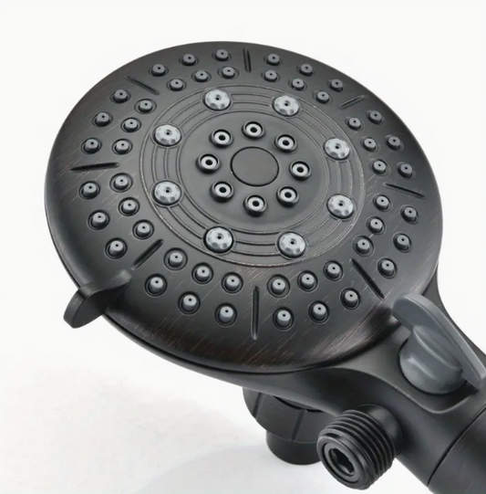 WYR-VIO Shower Head with Handheld, High Pressure Shower Head with Hose Bracket Rubber Washers