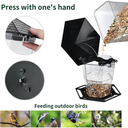 Bird Feeders for Outdoors Hanging Bird Feeder Wild Bird Seed