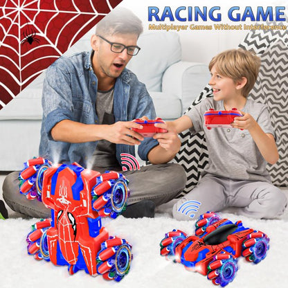 JUGAAD LIFE Remote Control Cars Double Sided RC Stunt Cars, 360 Flip 4WD Rechargeable Race Car, Birthday Gifts Toys for Boys Girls 3 4 5 6 7 8 9 10 Years Old