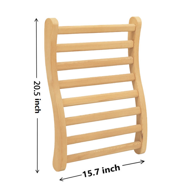 Jingliving Canadian Hemlock Sauna Backrest 2-pack