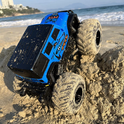 JUGAAD LIFE Remote Control Cars 1:16 SUV Toys RC Monster Truck Toys Body Waterproofing Suitable for All Terrain 4WD Off-Road Car, Land Water 2 in 1, Gifts for Kids Boys